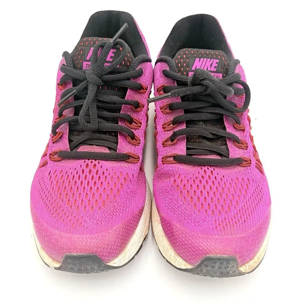Nike Zoom Pegasus 32 Shoes Youth 5.5Y Pink Black Running 759972-508